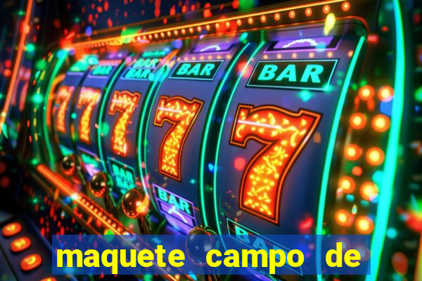 maquete campo de futebol (isopor)